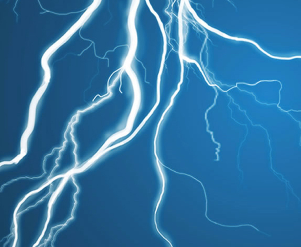 Blitz bei Elektrotechnik Endreß in Uffenheim